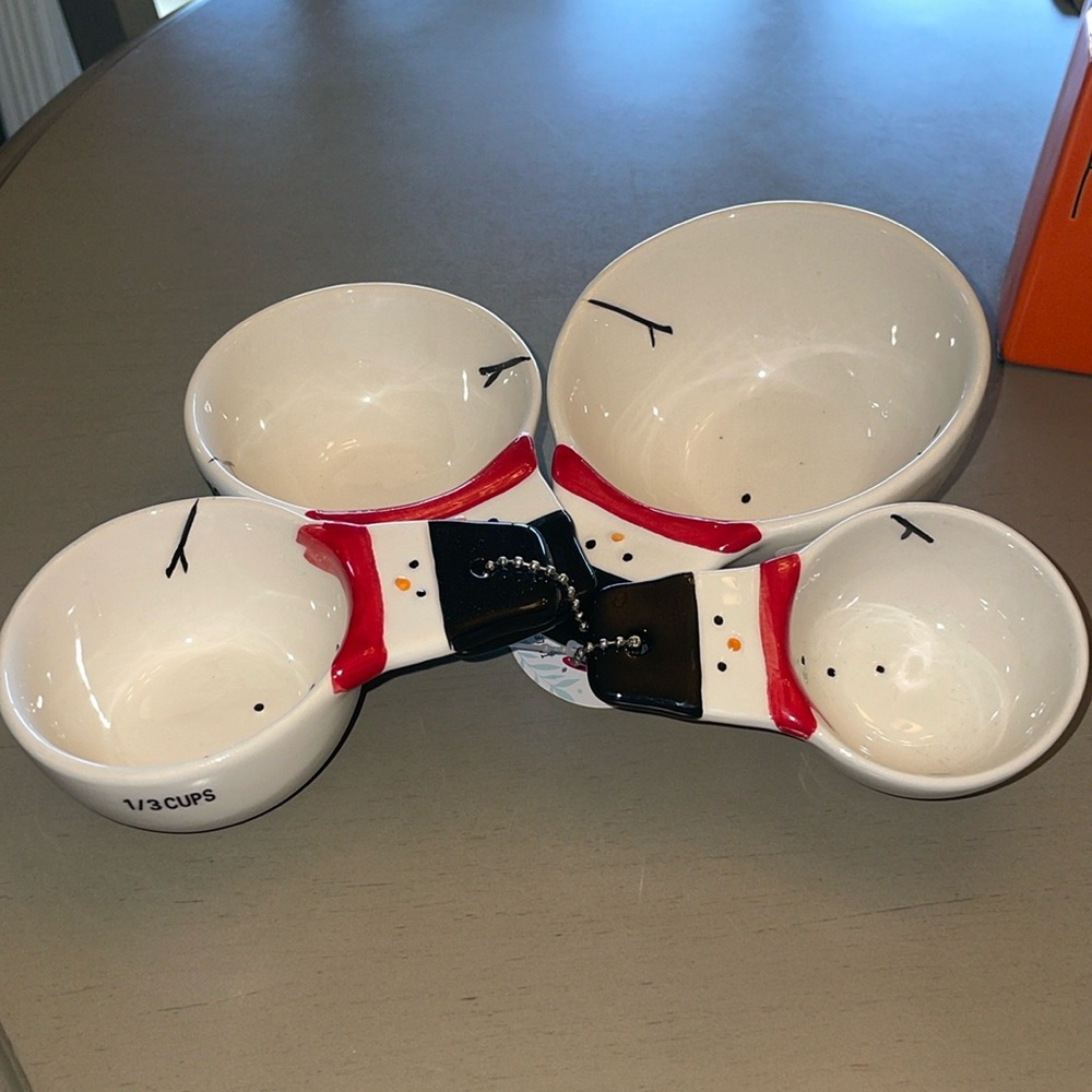 Tabletops Unlimited Snowman Measuring Cups